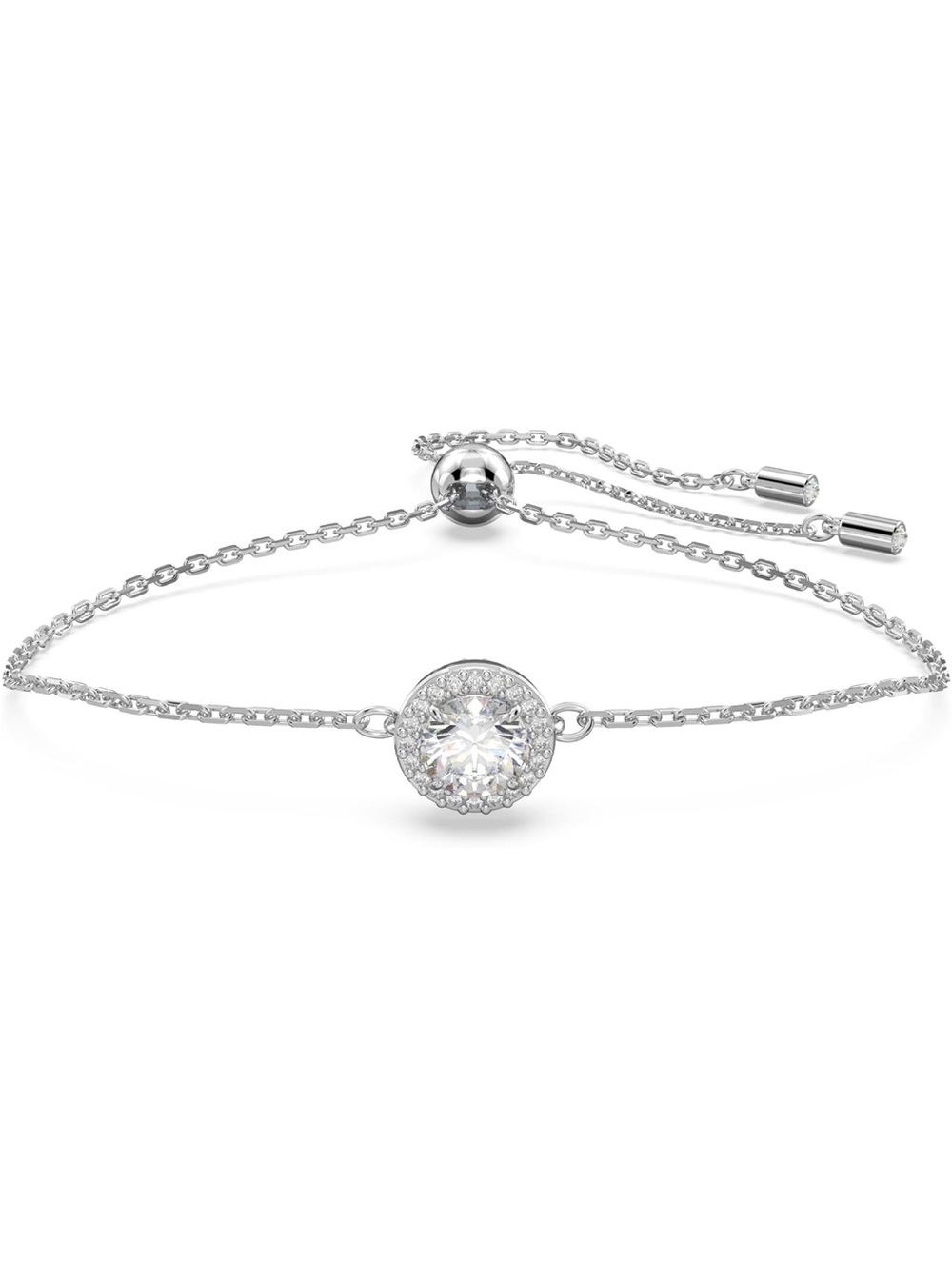 New Swarovski Silver Crystal Constella Adjustable Slider Bracelet